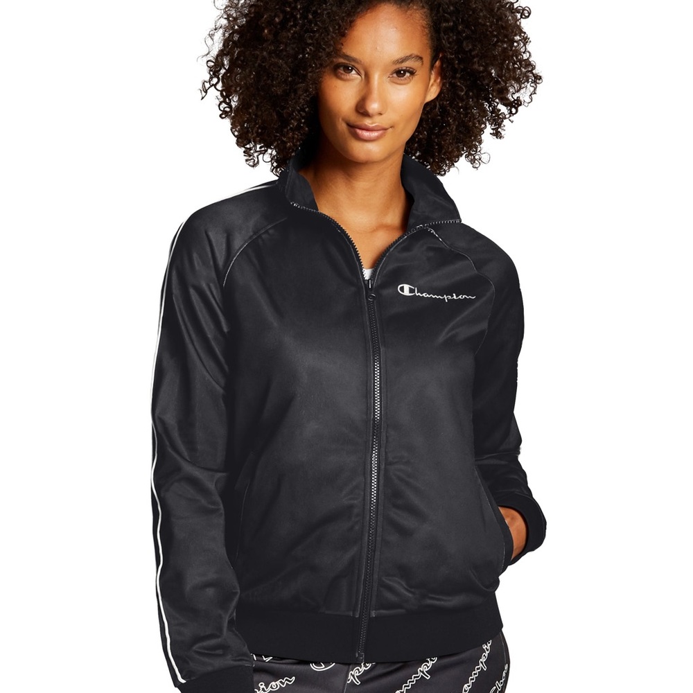 Champion Black & White track jacket